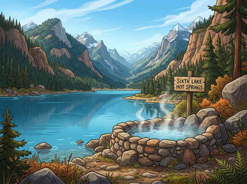 Canyon Lake Hot Springs (Sixth Lake Hot Springs)