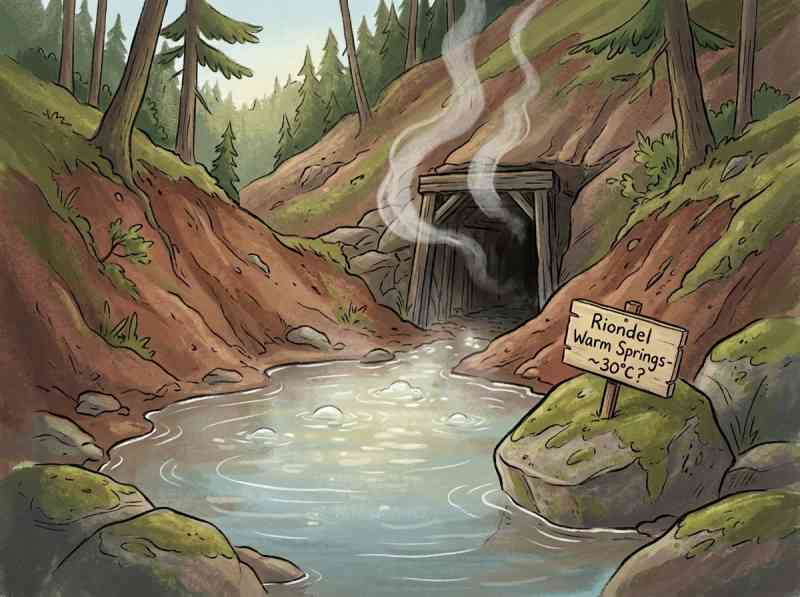Riondel Hot Springs (Bluebell Mine thermal waters)
