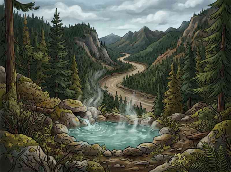 Sheslay River Hot Springs