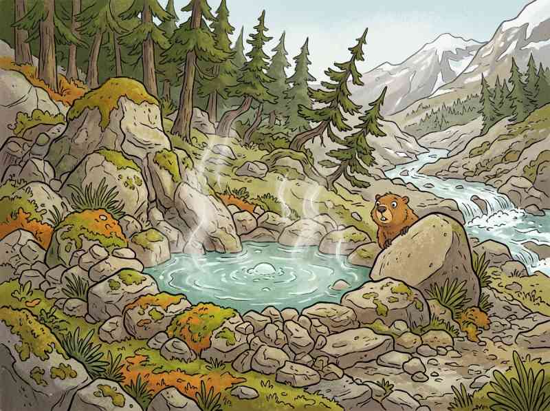 Daly's Hot Springs (Glacier Creek)